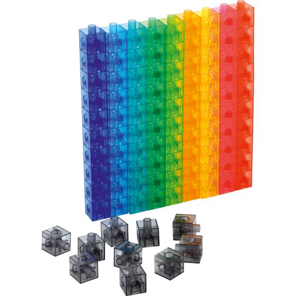 Mathematik-Steck-Würfel, transparent, 100