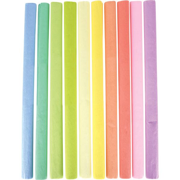 Krepppapier Set Pastelltöne