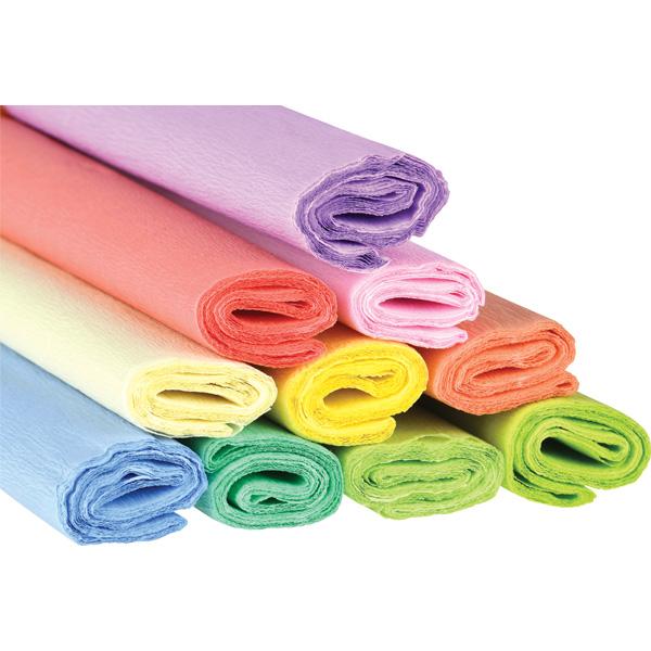 Krepppapier Set Pastelltöne