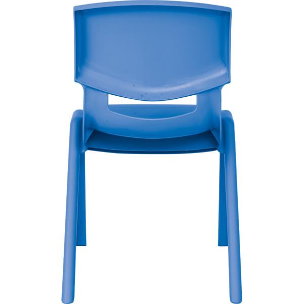 Stuhl Felix 1, Sitzhöhe 26 cm, für Tischhöhe 46 cm, blau