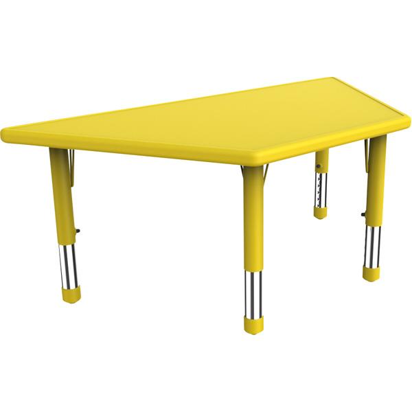Tisch Felix, trapezförmig - gelb