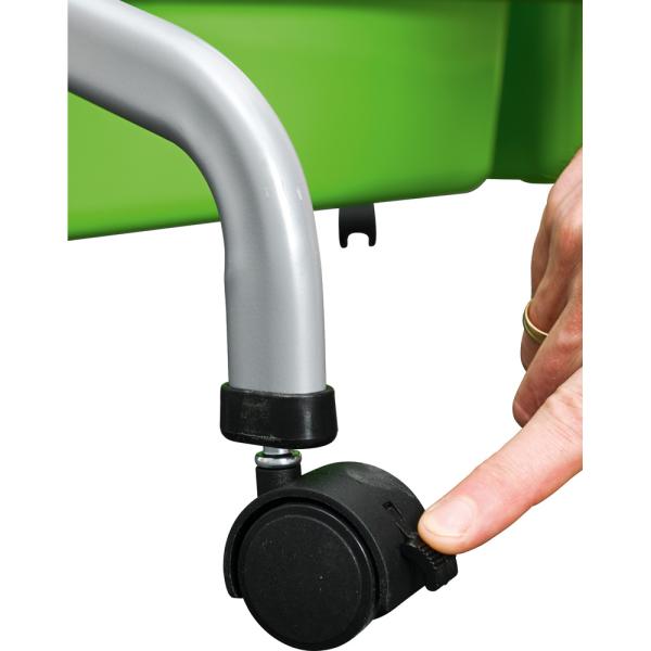 Magnetisches Whiteboard, mobil, 75 x 100 cm mit Behälter