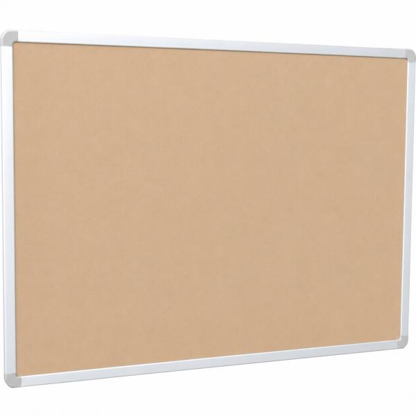 Pinntafel, Textil beige, 100 x 150 cm