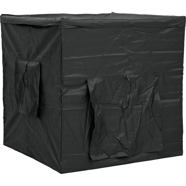 Sensorisches Zelt, schwarz/silber