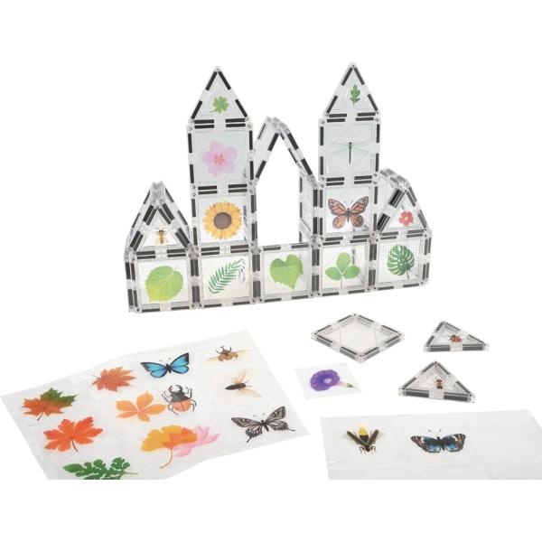 Magnetbausteine, transparent