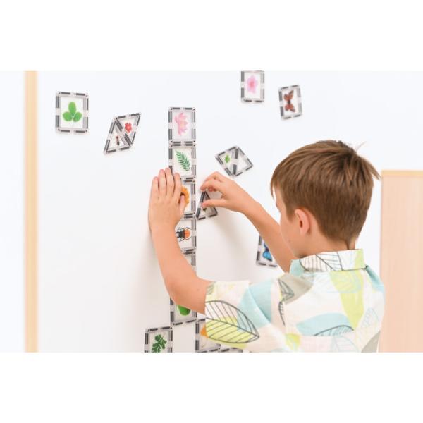 Magnetbausteine, transparent