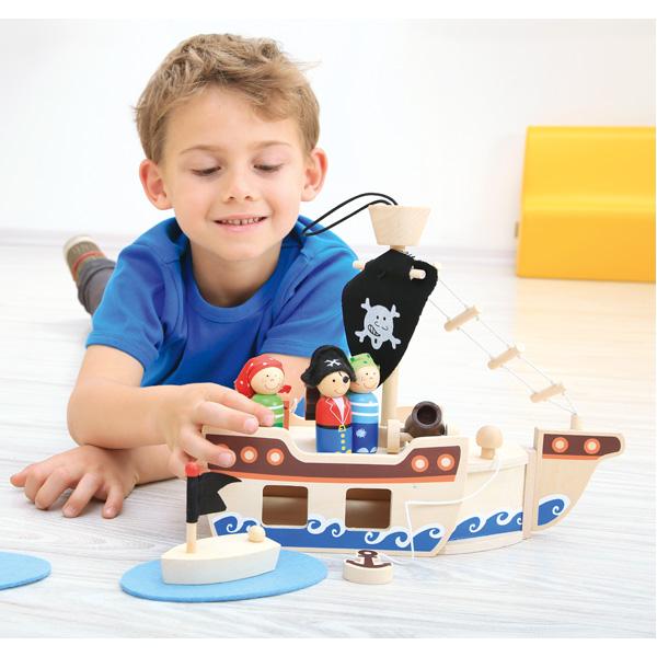 Piraten-Set aus Holz
