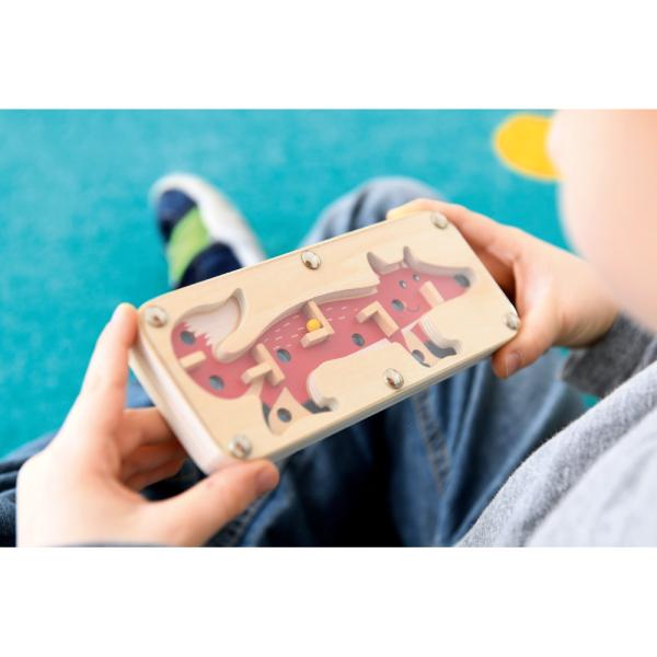 Doppelseitiges Kugelspiel, rechteckig