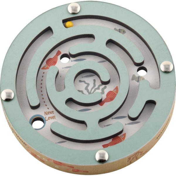 Doppelseitiges Kugelspiel, rund