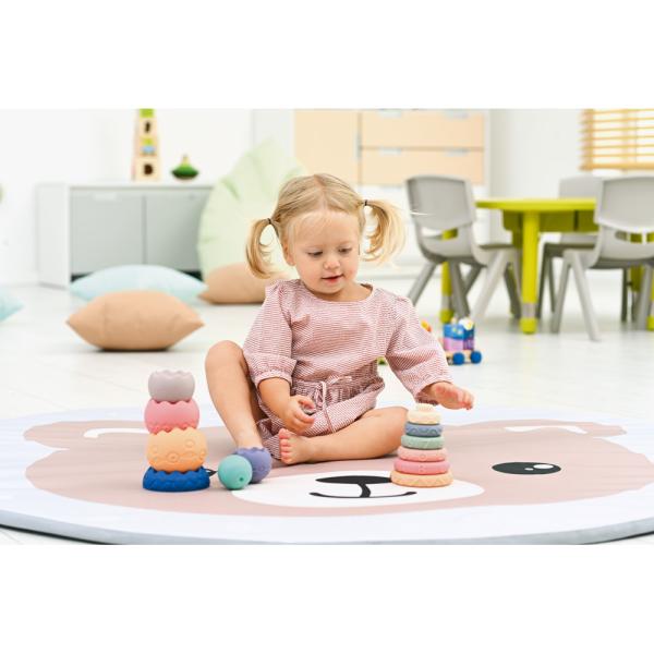 Pastell-Stapelturm, Bälle