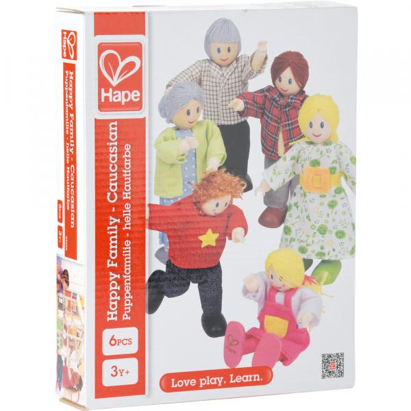 Holzpuppen - Grossfamilie