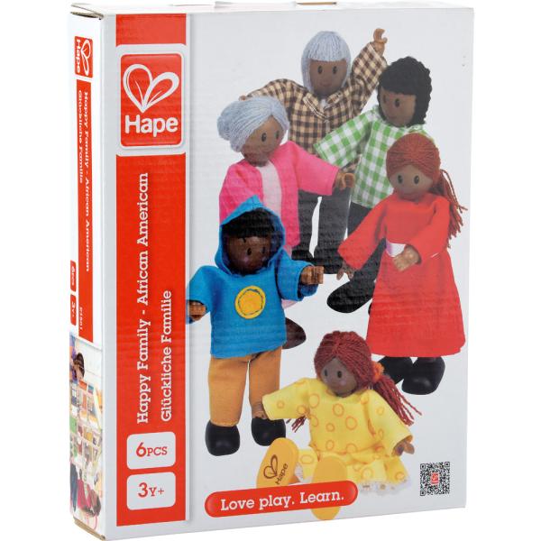 Holzpuppen - Grossfamilie aus Afrika