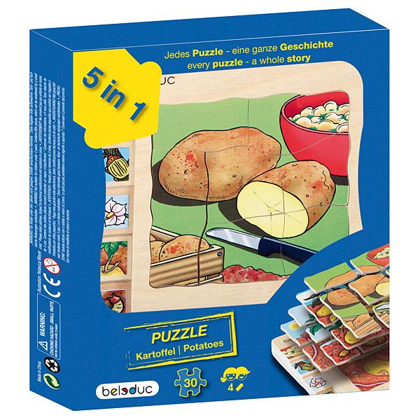 Lern-Lagenpuzzle - Kartoffel