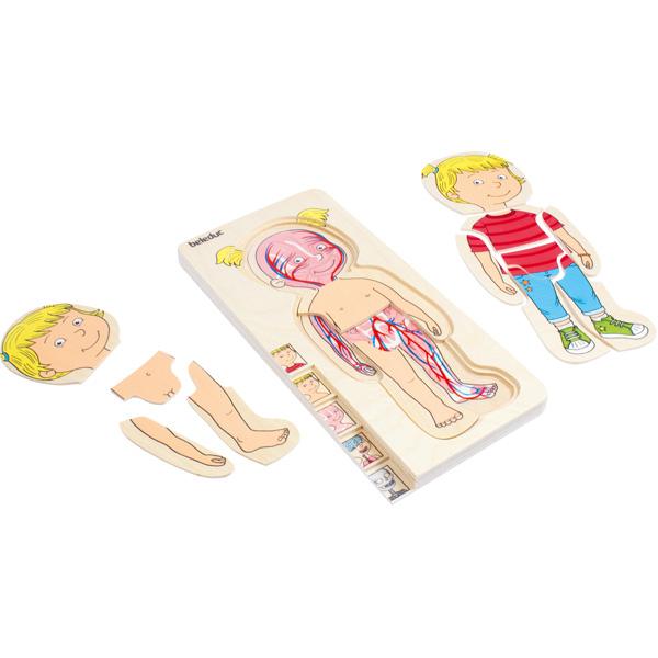 Lern-Lagenpuzzle - Mädchen