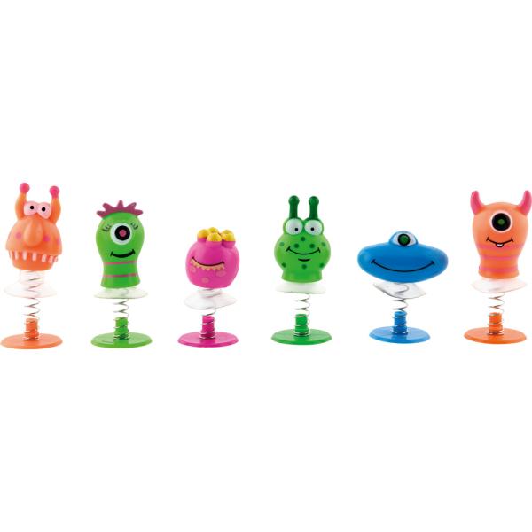Springende Monster, 6er Set
