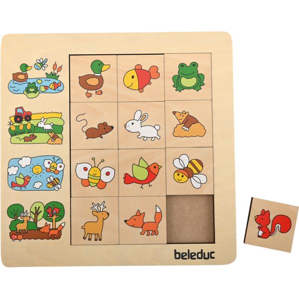 Legespiel - Wo leben die Tiere