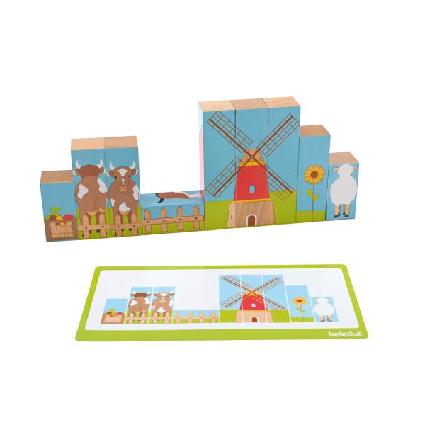 Blockpuzzle - Bauernhof