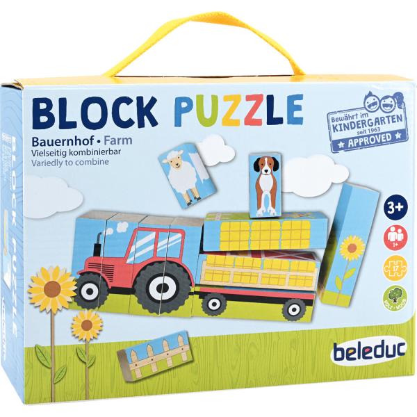 Blockpuzzle - Bauernhof