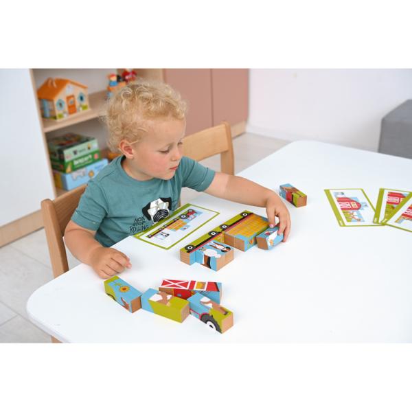 Blockpuzzle - Bauernhof