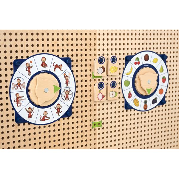 Spiele-Set mit Uhr für Activity-Spielhaus und -wand