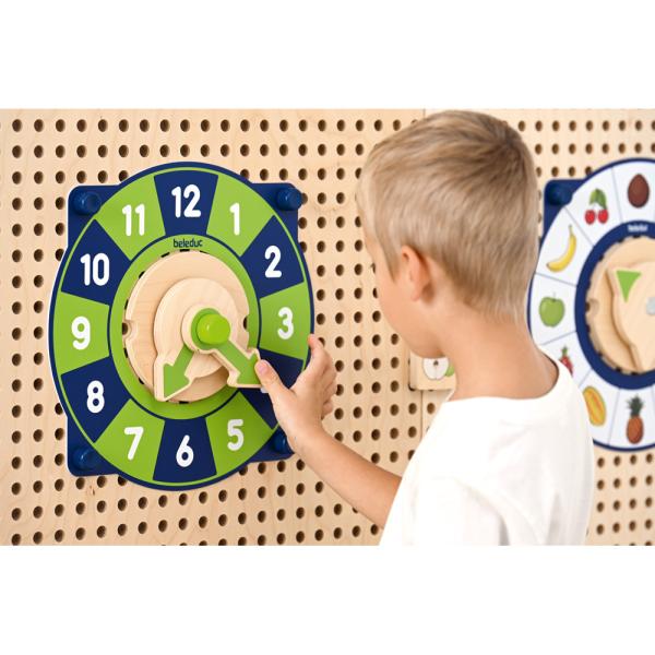 Spiele-Set mit Uhr für Activity-Spielhaus und -wand