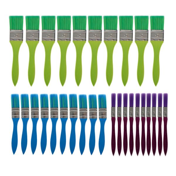 Flachpinsel 30er Set