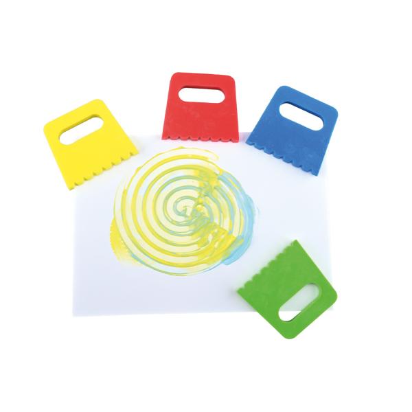 Schaumstoffbastelspachtel, 4er-Set