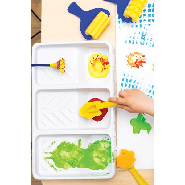 Pinsel- und Stempelset, 25 Teile