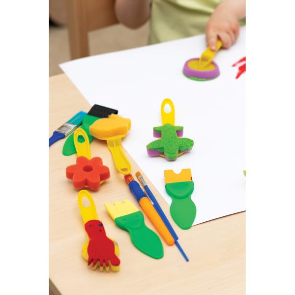 Pinsel- und Stempelset, 25 Teile