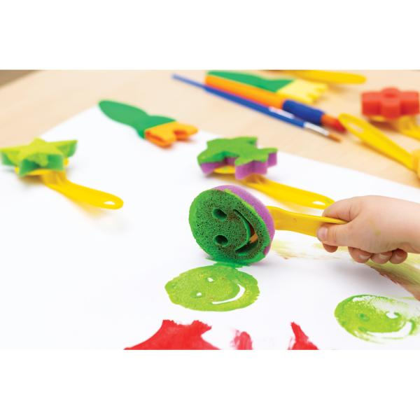 Pinsel- und Stempelset, 25 Teile