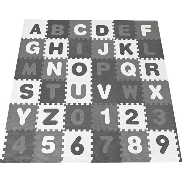 Puzzlematte - Alphabet und Zahlen