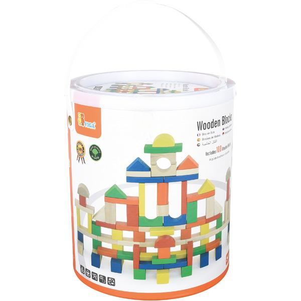 Holzbausteine Mathilda, 100 Stck.