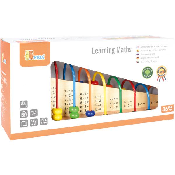 Bogenabakus mit Aufgaben