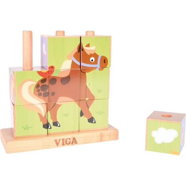 Stapelwürfel - Farm