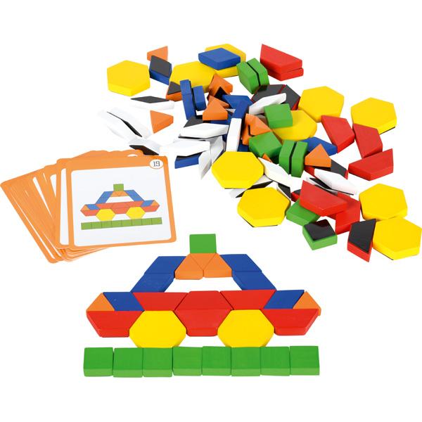 Magnetische Holzpuzzles, Geometrische Figuren