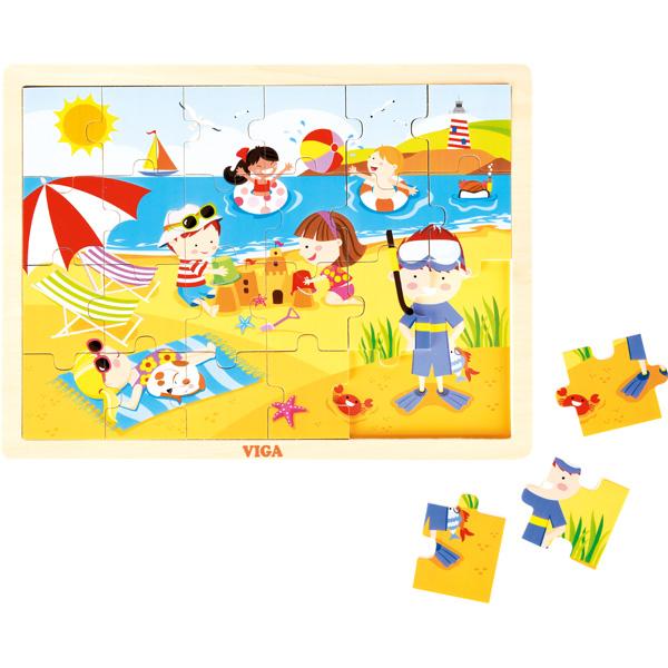 Holzpuzzle 4 Jahreszeiten - Sommer