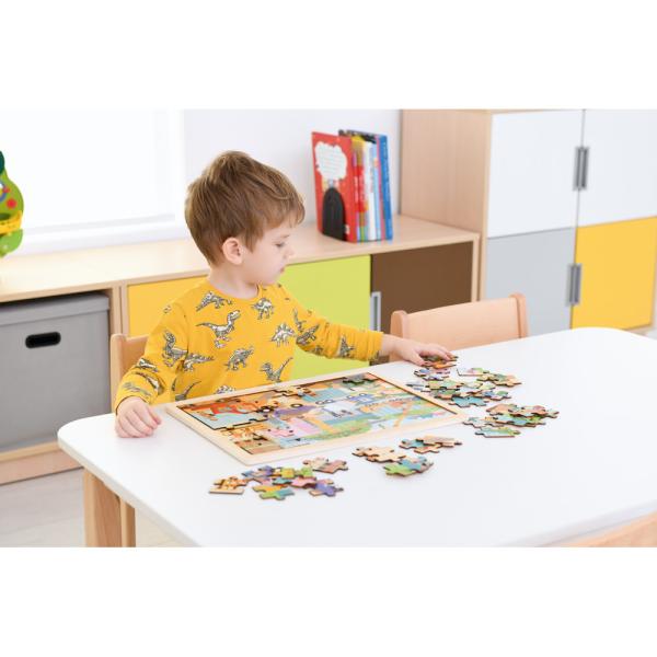 Holzpuzzle Farm, 48 Teile