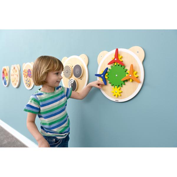 Wandapplikation Motorikspiel, Windrädchen