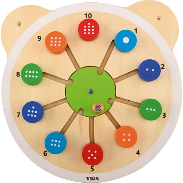 Wandapplikation Motorikspiel, Zahlen und Mengen