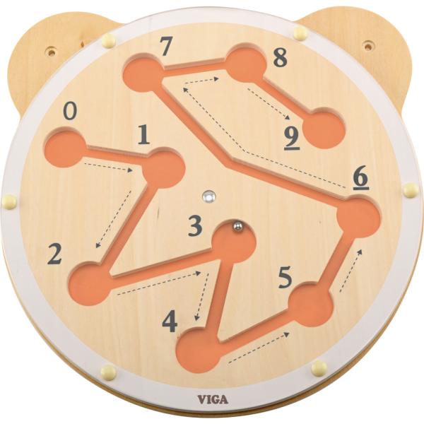 Wandapplikation Motorikspiel, Ball-Labyrinth