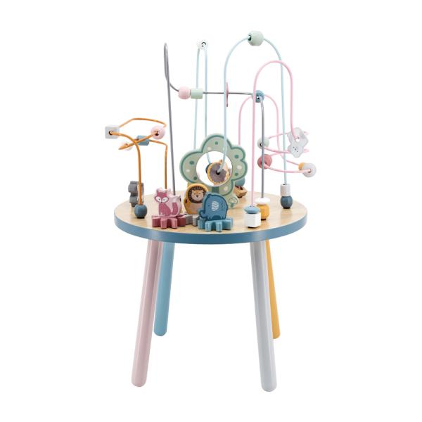 Spieltisch mit Spiralbahn