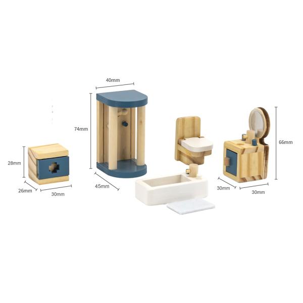 Puppenferienhausmöbel Bad