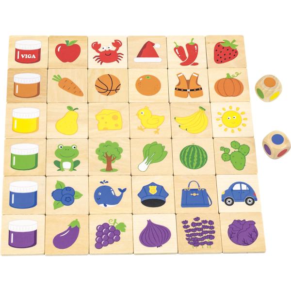 Legespiel - Farben lernen