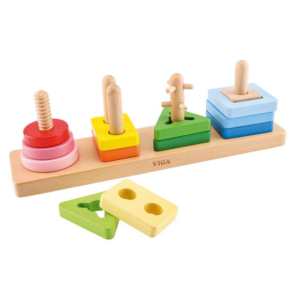 Farb- und Formsortierer mit Labyrinth