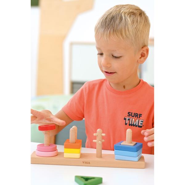 Farb- und Formsortierer mit Labyrinth