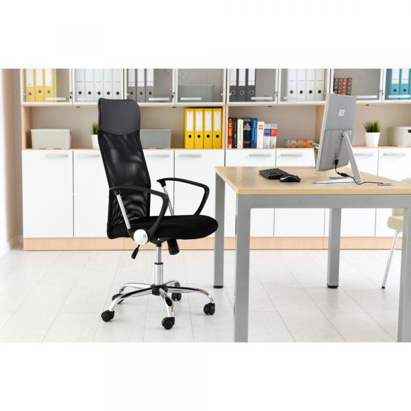 Drehstuhl Nero mit Netzrückenteil