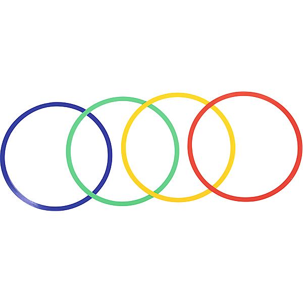 Flache Koordinationsringe 4er-Set