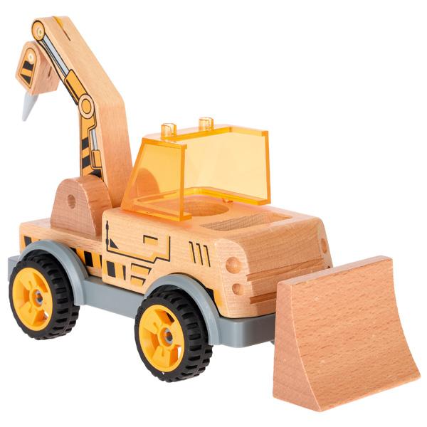 Holzbagger-Bausatz, 15 Teile