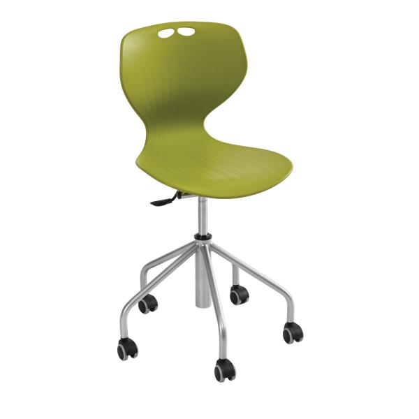 Drehstuhl Kapi auf Rollen, hvstb. 42-59 cm