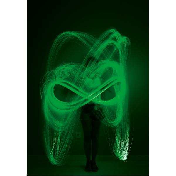 Lichtleiter-Tanzband 0,8 m; 25 Lichtfasern